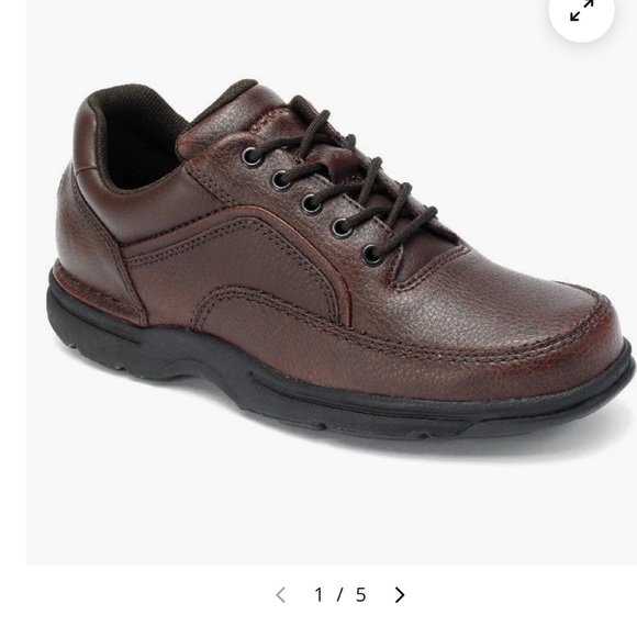 NWOT Rockport shoes Ridgefield Eureka lace up in brown SZ 13 No box